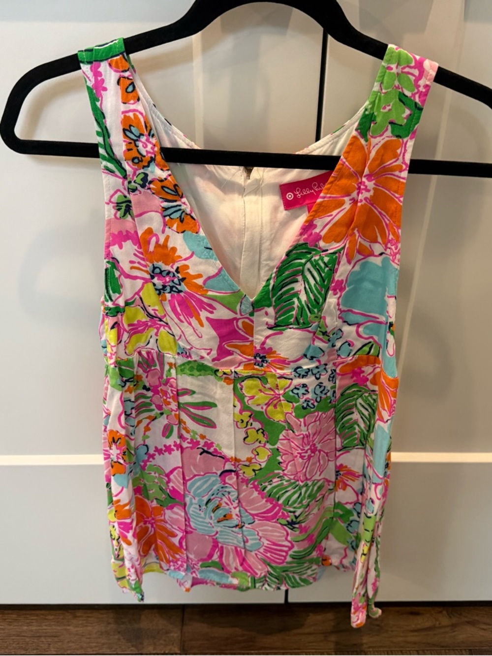 Lilly Pulitzer for Target Women’s Floral V-Neck Tank, M